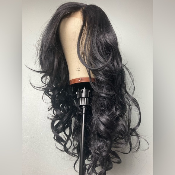 Black Wig Long Black Wigs Lace Wig - Picture 10 of 10